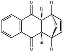 1,4-Methanoanthracene-9,10-dione, 1,4,4a,9a-tetrahydro-4a-methyl-, (1R,4S,4aR,9aS)- Structure