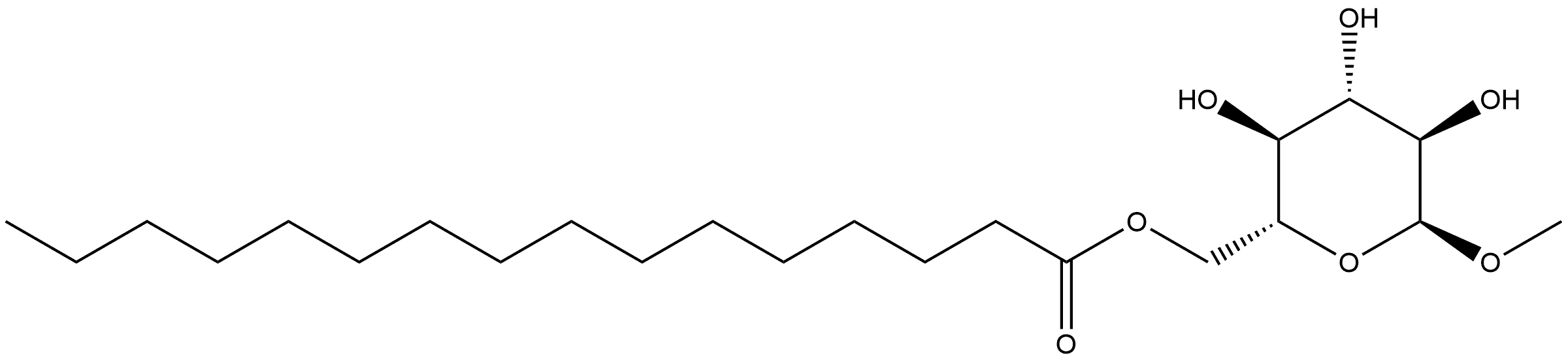 α-D-Glucopyranoside, methyl, 6-hexadecanoate