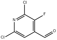 2,6-二氯-3-氟异烟醛, 2460748-78-9, 结构式