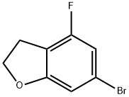 6-溴-4-氟-2,3-二氢苯并呋喃 结构式