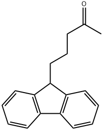 9-<4-Oxo-pentyl-(1)>-fluoren Structure