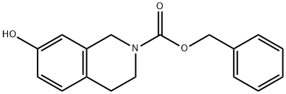 7-羟基-3,4-二氢异喹啉-2(1H)-羧酸苄酯 结构式