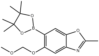 5-(甲氧基甲氧基)-2-甲基-6-(4,4,5,5-四甲基-1,3,2-二氧硼杂环戊烷-2-基)苯并[D]唑,2471791-53-2,结构式