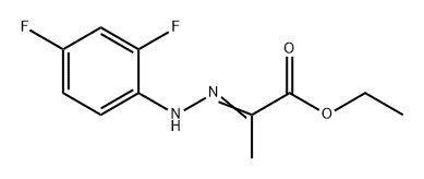 Propanoic acid, 2-[2-(2,4-difluorophenyl)hydrazinylidene]-, ethyl ester