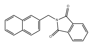 1H-Isoindole-1,3(2H)-dione, 2-(2-naphthalenylmethyl)- 结构式