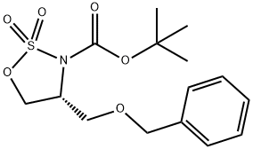 1,2,3-Oxathiazolidine-3-carboxylic acid, 4-[(phenylmethoxy)methyl]-, 1,1-dimethylethyl ester, 2,2-dioxide, (4R)-