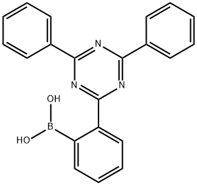 Boronic acid, B-[2-(4,6-diphenyl-1,3,5-triazin-2-yl)phenyl]- Structure