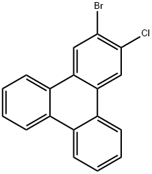 Triphenylene, 2-bromo-3-chloro- Structure