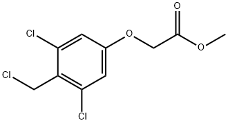 Acetic acid, 2-[3,5-dichloro-4-(chloromethyl)phenoxy]-, methyl ester Structure