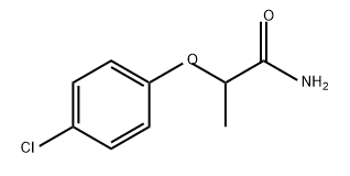 2-(4-氯苯氧)丙酰胺 结构式