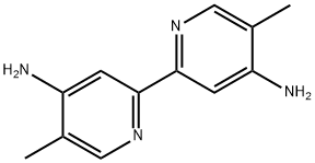 4,4'-二胺基-5,5',-二甲基-2,2'-联吡啶 结构式