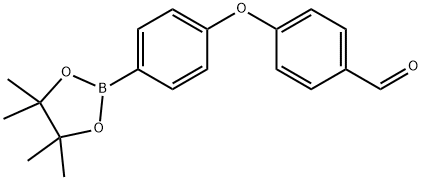 4-(4-(4,4,5,5-TETRAMETHYL-1,3,2-DIOXABOROLAN-2-YL)PHENOXY,2490666-01-6,结构式