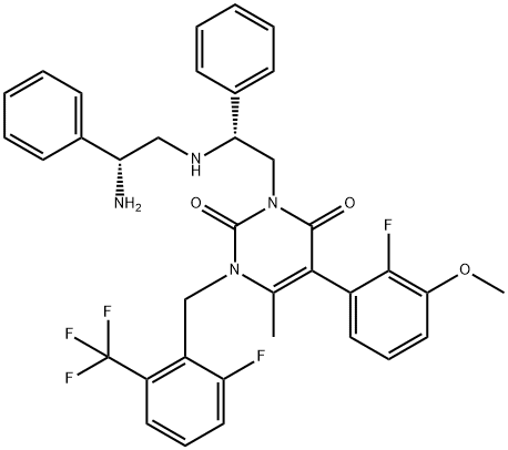 恶拉戈利杂质36, 2490673-33-9, 结构式