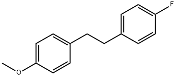 Benzene, 1-fluoro-4-[2-(4-methoxyphenyl)ethyl]- Structure