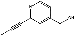 2-(1-Propyn-1-yl)-4-pyridinemethanol Struktur