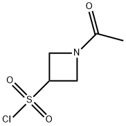 3-Azetidinesulfonyl chloride, 1-acetyl- Structure