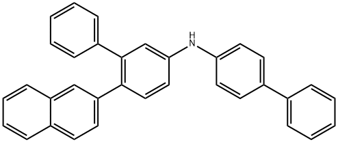 N-([1,1'-biphenyl]-4-yl)-6-(naphthalen-2-yl)-[1,1'-biphenyl]-3-amine Structure