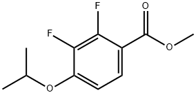 Methyl 2,3-difluoro-4-isopropoxybenzoate 结构式