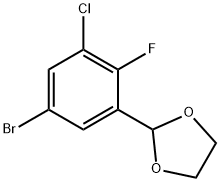 2-(5-bromo-3-chloro-2-fluorophenyl)-1,3-dioxolane,2504204-09-3,结构式