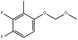1,2-Difluoro-4-(methoxymethoxy)-3-methylbenzene 结构式