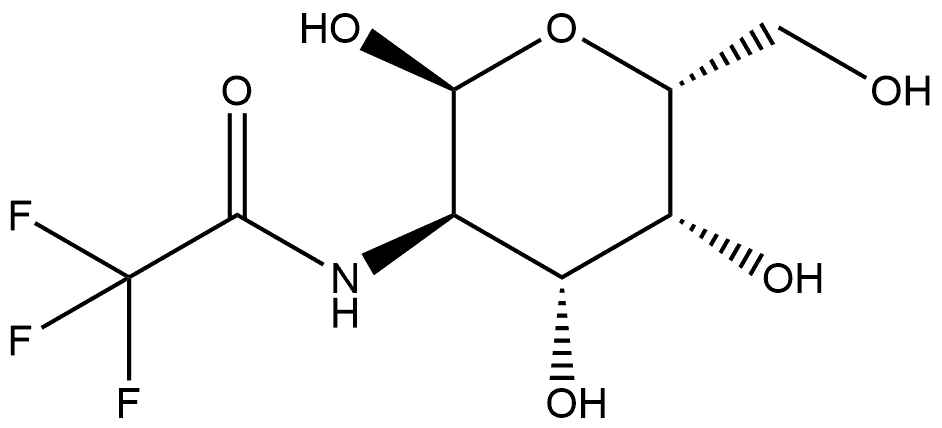 α-D-Galactopyranose, 2-deoxy-2-[(trifluoroacetyl)amino]- (9CI) 结构式