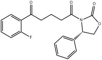 1,5-Pentanedione, 1-(2-fluorophenyl)-5-[(4S)-2-oxo-4-phenyl-3-oxazolidinyl]-