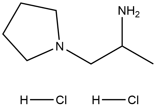 1-(pyrrolidin-1-yl)propan-2-amine dihydrochloride Structure