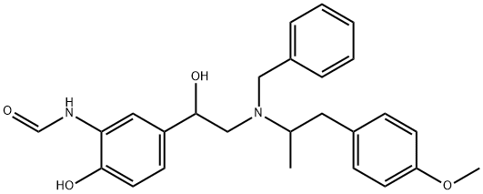 N-[5-[(1RS)-2-[benzyl[(1RS)-2-(4-methoxyphenyl)- 1-methylethyl]amino]-1-hydroxyethyl]-2- hydroxyphenyl]formamide