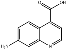 4-Quinolinecarboxylic acid, 7-amino- Structure