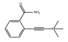 Benzamide, 2-[2-(trimethylsilyl)ethynyl]- Structure