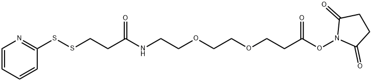 SPDP-PEG2-NHS ester, 2517392-28-6, 结构式