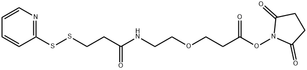 SPDP-PEG1-NHS ester Structure