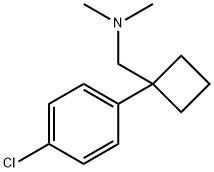 1-(1-(4-Chlorophenyl)cyclobutyl)-N,N?dimethylmethanamine?hydrochloride Struktur
