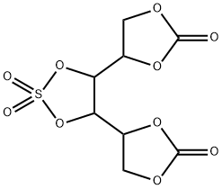 1,3-Dioxolan-2-one, 4,4'-(2,2-dioxido-1,3,2-dioxathiolane-4,5-diyl)bis-|