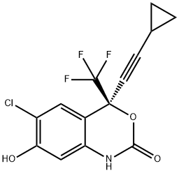 Efavirenz Impurity 13(7-Hydroxy Efavirenz) 化学構造式