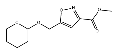 3-Isoxazolecarboxylic acid, 5-[[(tetrahydro-2H-pyran-2-yl)oxy]methyl]-, methyl ester