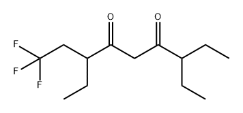 3,7-二乙基-1,1,1-三氟酮-4,6-二酮, 2529711-94-0, 结构式