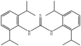 Thiourea, N,N'-bis[2,6-bis(1-methylethyl)phenyl]- Structure