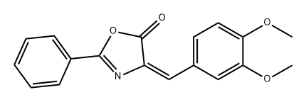 5(4H)-Oxazolone, 4-[(3,4-dimethoxyphenyl)methylene]-2-phenyl-, (4E)-