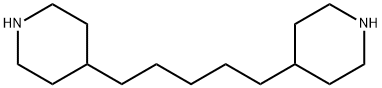 Piperidine, 4,4'-(1,5-pentanediyl)bis-,25382-34-7,结构式