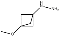 (3-Methoxybicyclo[1.1.1]pent-1-yl)hydrazine Structure