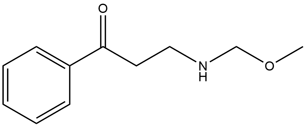 1-Propanone, 3-(methoxymethylamino)-1-phenyl- Structure