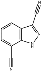 1H-indazole-3,7-dicarbonitrile Structure