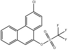 Methanesulfonic acid, 1,1,1-trifluoro-, 6-chloro-9-phenanthrenyl ester,2566581-79-9,结构式