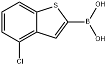 Boronic acid, B-?(4-?chlorobenzo[b]?thien-?2-?yl)?- Structure