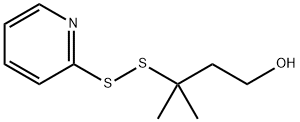 3-甲基-3-(2-吡啶基二硫代)1-丁醇- 结构式