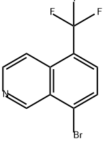 8-溴-5-(三氟甲基)异喹啉 结构式