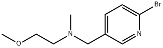 3-Pyridinemethanamine,6-bromo-N-(2-methoxyethyl)-N-methyl- Structure