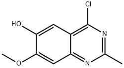 4-氯-7-甲氧基-2-甲基喹唑啉-6-醇,2569014-61-3,结构式