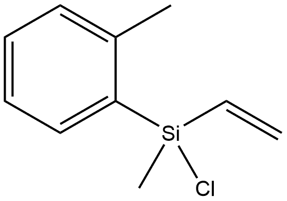Benzene, 1-(chloroethenylmethylsilyl)-2-methyl- 结构式